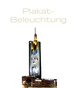 Plakat-Beleuchtung